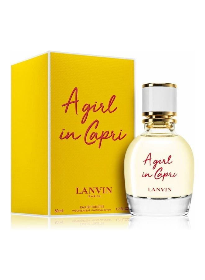 LANVIN PARIS A Girl in Capri Eau de Toilette 50ml 