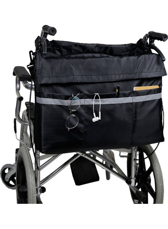 Generic Wheel Chair Organizer Pouch Black 25.00x3.00x18.00cm  - Image 4