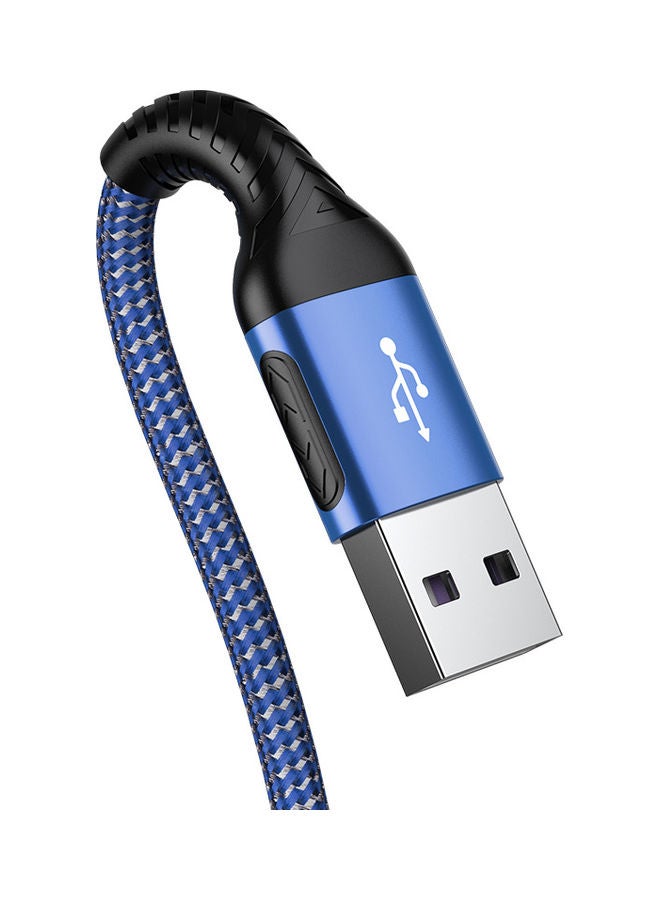 جي تايد إكستريم كابل بيانات مرن مع منفذ Type-C أزرق - Image 4