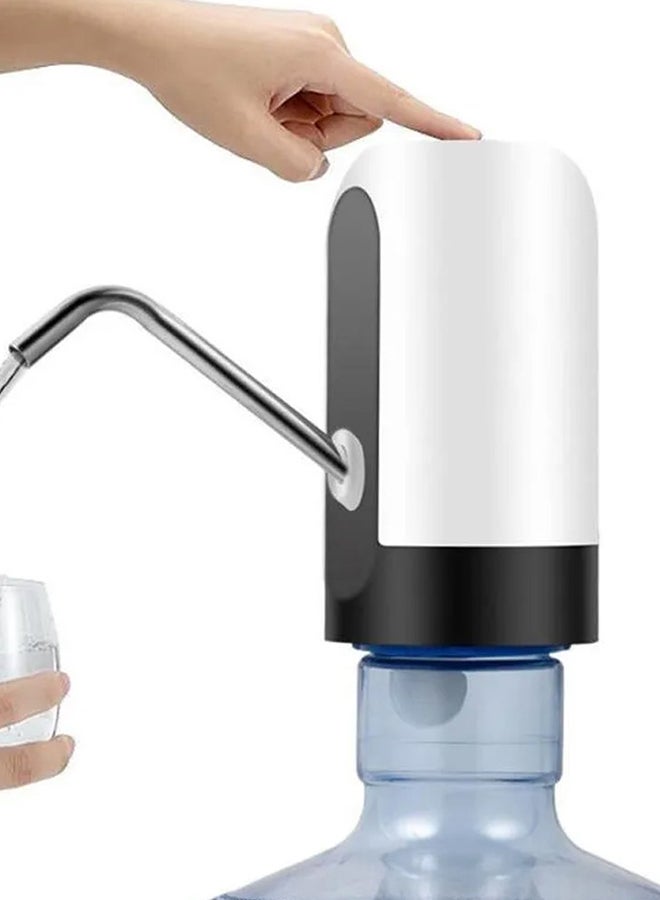 Electric Portable Drinking Water Dispenser USB Charging Automatic Drinking Water Pump White/Black 13.8x8.8x8.3cm  - Image 2