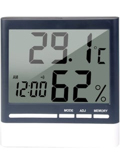 Generic Digital Hygrometer With Alarm Clock Multicolour  - Image 1