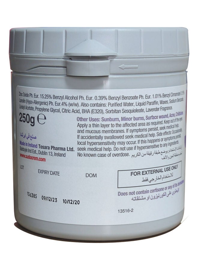 Sudocrem Antiseptic Healing Cream 250G Jar  - Image 2