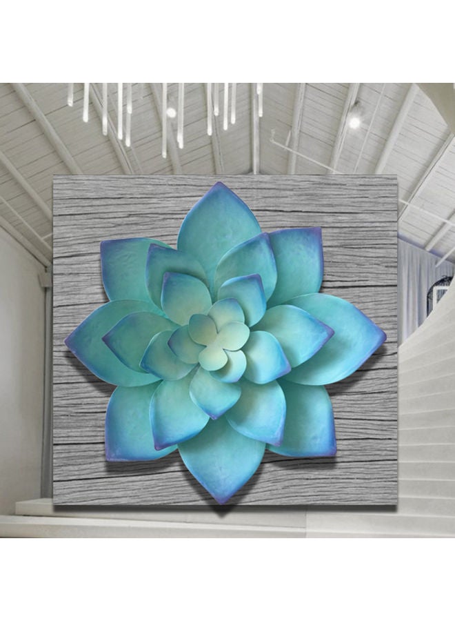 Decorative Lifelike Artificial Flower Succulents Sculpture Hanging White 36X36X8cm - Image 4