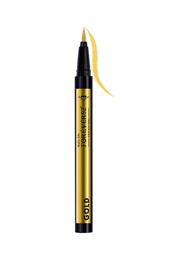 FOREVER52 Glitz Waterproof Eyeliner GLT003 Gold  - Image 1