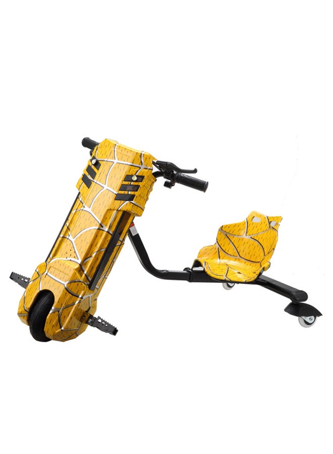 lynx 3 Wheel Electric Drift Scooter With LED lights Yellow 70x20x57cm  - Image 1