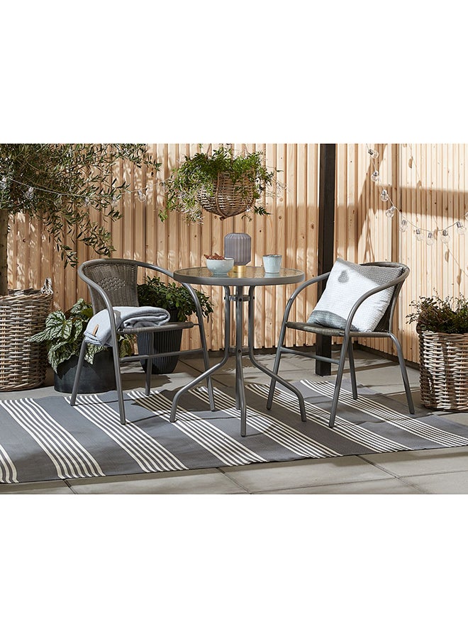 JYSK - Blokhus Bistro Table Grey 61x73x7cm - Image 1