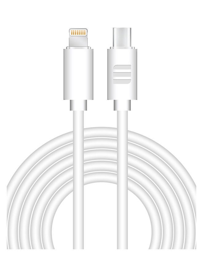 G-TiDE EXTREME Rugged Series Type-C To Lightning Charging Cable White - Image 1