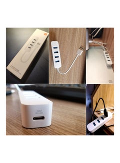 شاومي موزع منافذ متعددة ومنفصلة من 4 منافذ USB بسرعة عالية أبيض  - Image 3