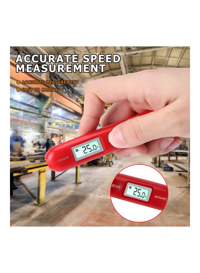 Temperature Measuring Pen With LCD Display Red  - Image 3
