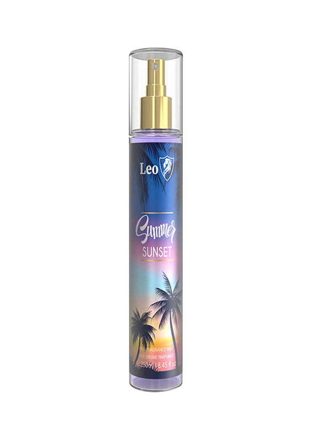 LEO Summer Sunset Body Mist 250ml  - Image 1