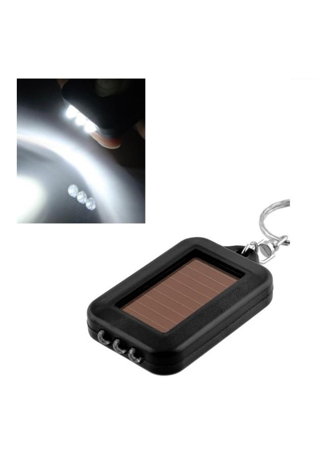 BGM 4-Piece Amorphous Silicone Solar LED Portable Keychain Mini Flashlight, Random Colour Delivery Multicolour  - Image 2