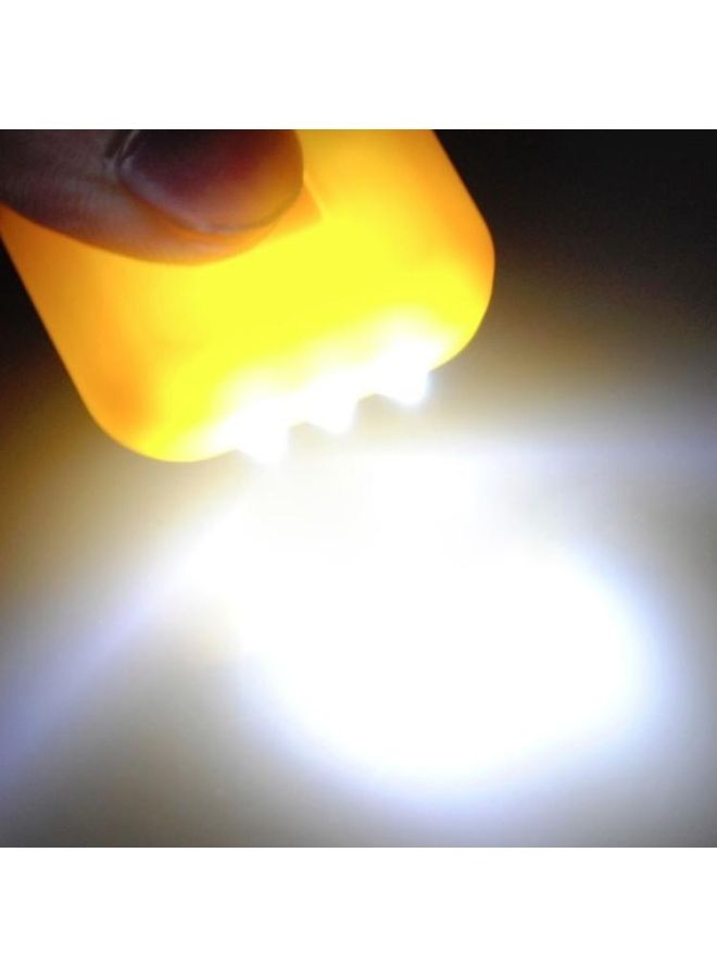 BGM 4-Piece Amorphous Silicone Solar LED Portable Keychain Mini Flashlight, Random Colour Delivery Multicolour  - Image 5