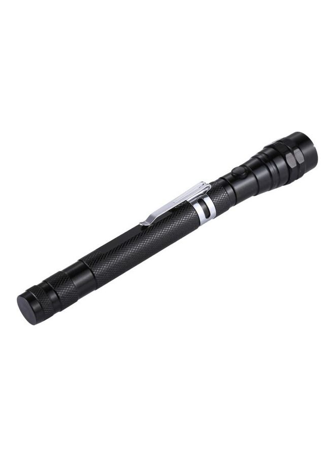 BGM 3-LED Flashlight With Extending Magnetic Pick-Up Tool Black  - Image 2