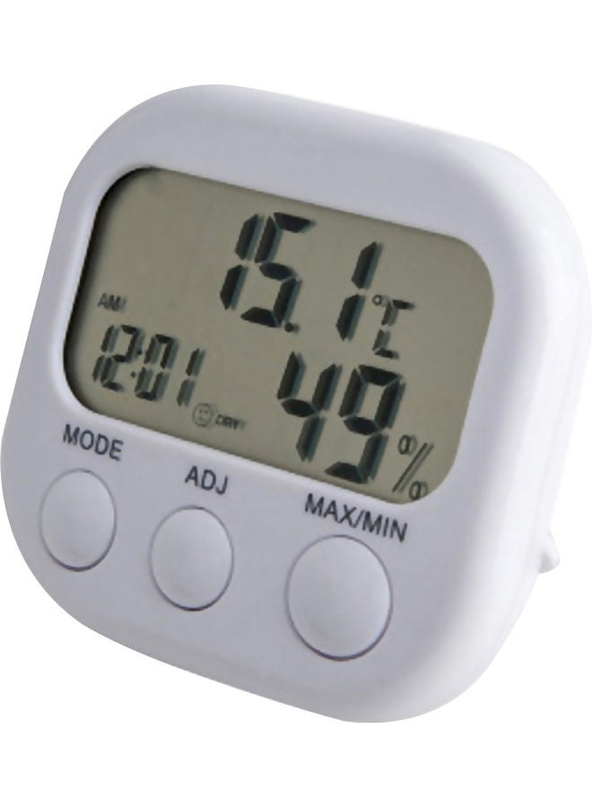 Digital Hygrometer With LCD Display White  - Image 5