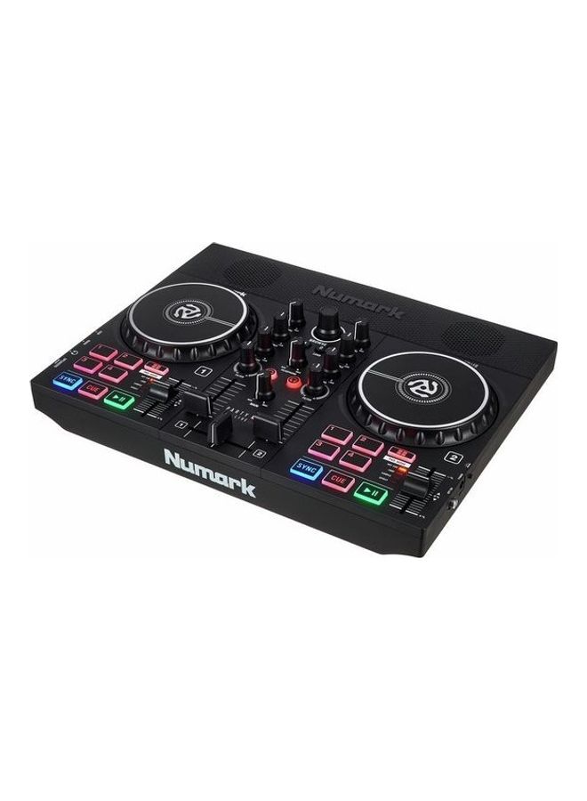 Numark - Party Mix Live DJ Controller with Built-In Light Show and Speakers - Image 1