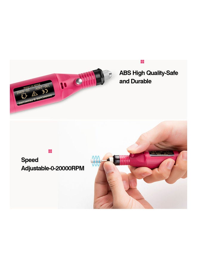 Generic Multifunctional Nail Drill Kit Black  - Image 2