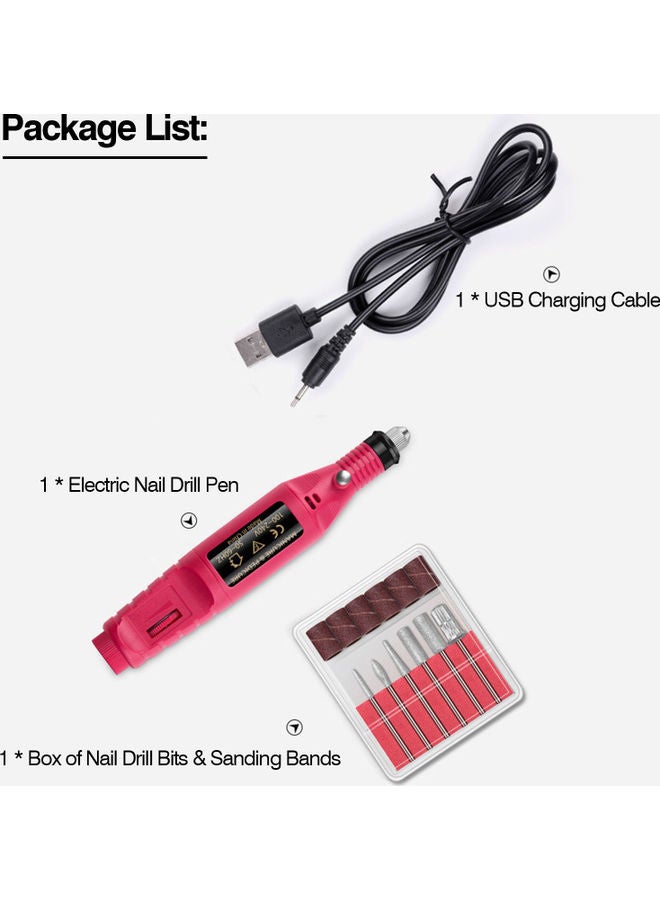 Generic Multifunctional Nail Drill Kit Black  - Image 5