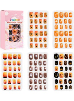 120-Piece Self-Adhesive False Nail Tip Set Multicolour