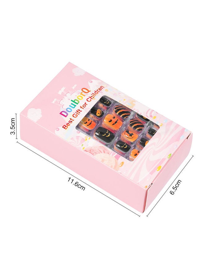 DOUBORQ - 120-Piece Self-Adhesive False Nail Tip Set Multicolour - Image 1