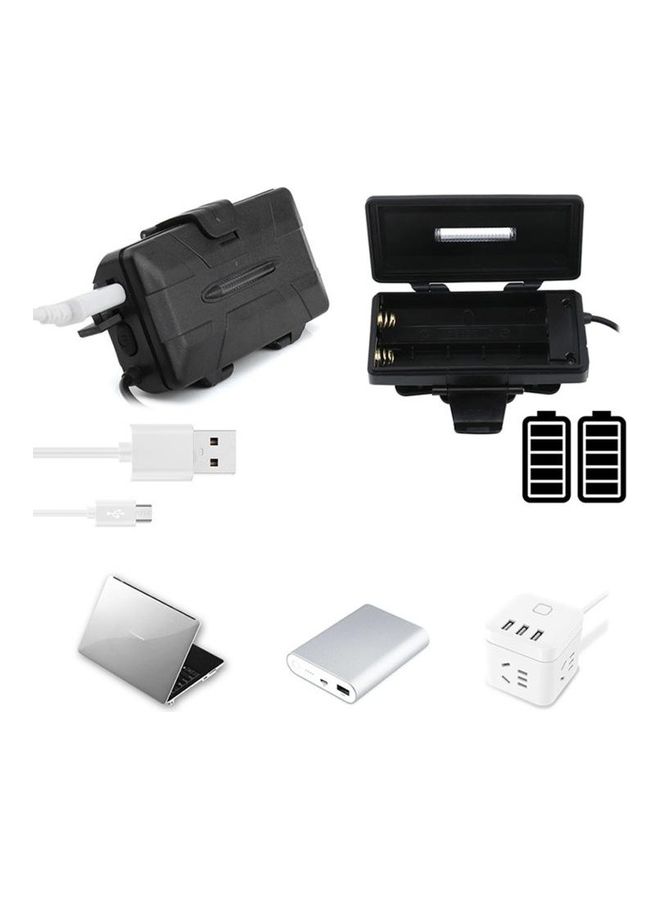 BGM 8-LED Multi-Functional YWX USB Rechargeable Headlight - Image 4