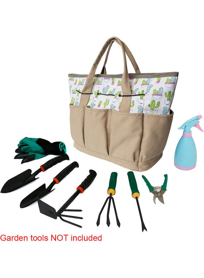 Garden Tool Tote Bag With Multiple Pockets Multicolour 43.00x1.50x30.00cm  - Image 2