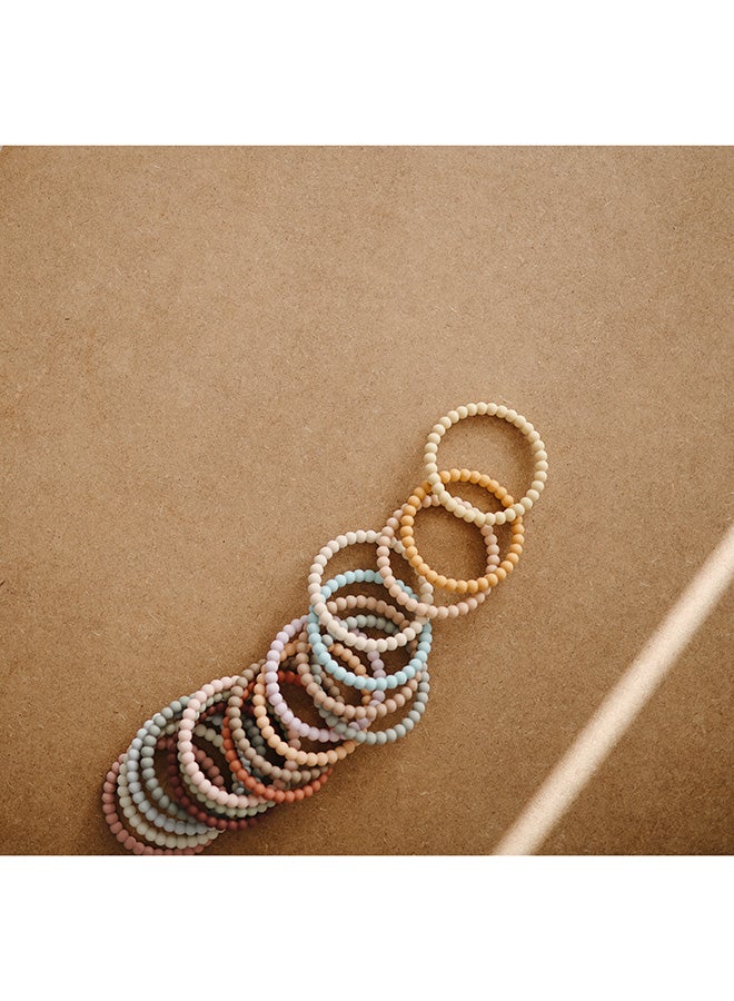 mushie Silicone Pearl Teether Baby Bracelets - Image 2