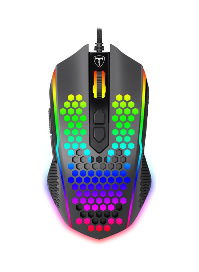 Rock Pow Honeycomb Gaming Mouse Compatible with PC Gamers/Xbox/PS4- wired - Image 3