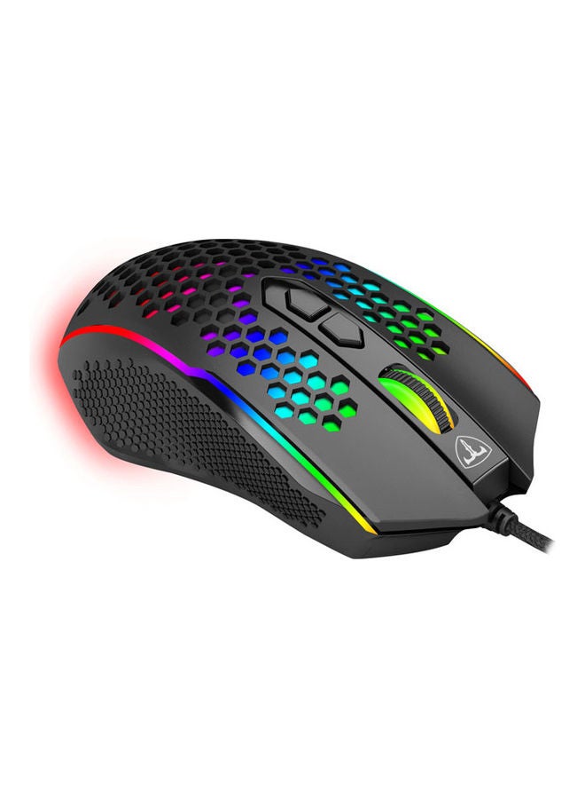 Rock Pow Honeycomb Gaming Mouse Compatible with PC Gamers/Xbox/PS4- wired - Image 5
