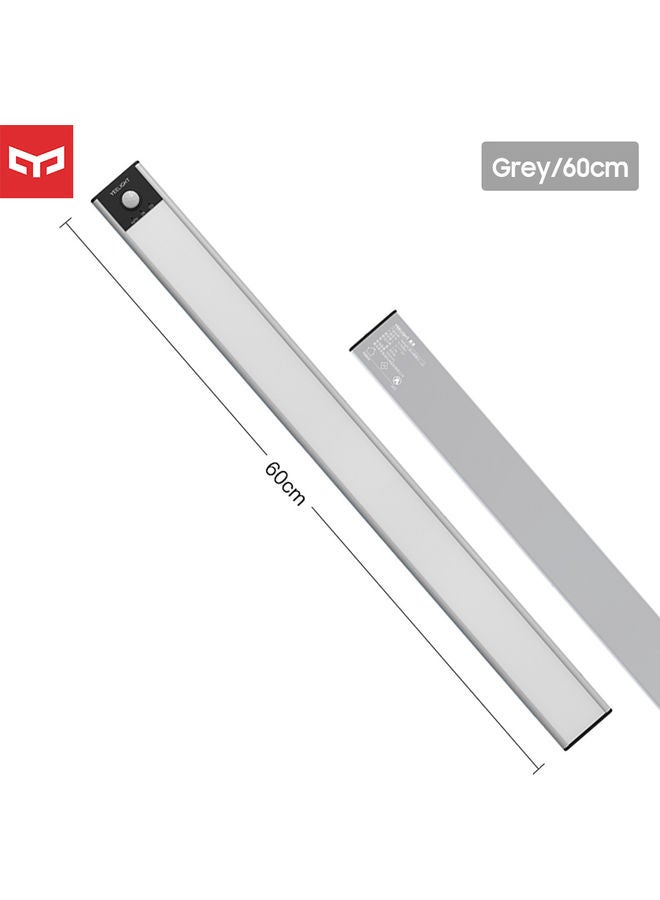 Yeelight Motion Sensor Rechargeable Wireless LED Closet Light Grey 62x5x5cm  - Image 1