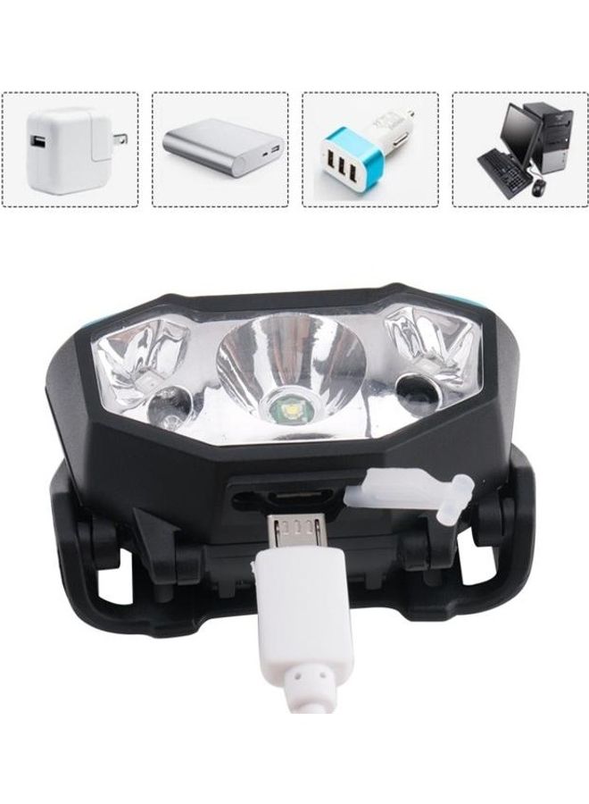 بي جي إم مصباح أمامي LED مضاد للماء بإضاءة متوهجة ومنفذ USB للشحن ومزود بجهاز استشعار صغير - Image 4