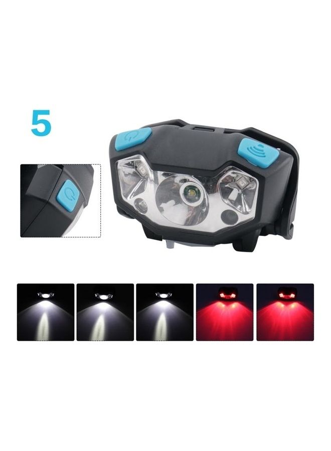 بي جي إم مصباح أمامي LED مضاد للماء بإضاءة متوهجة ومنفذ USB للشحن ومزود بجهاز استشعار صغير - Image 5