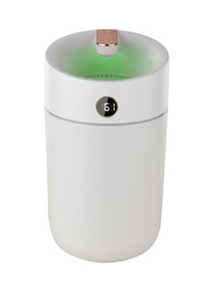 3L Large Capacity Cool Mist Air Humidifier Vaporizer with Real-Time Moisture Display Screen Colourful Night Light White