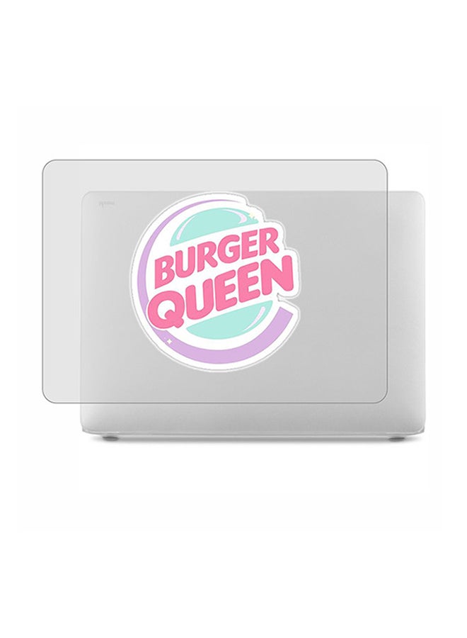 ثيودور غطاء حماية واق صلب مغلف بالمطاط مزين بطبعة لجهاز ماك بوك آير مكون من قطعتين - Image 1