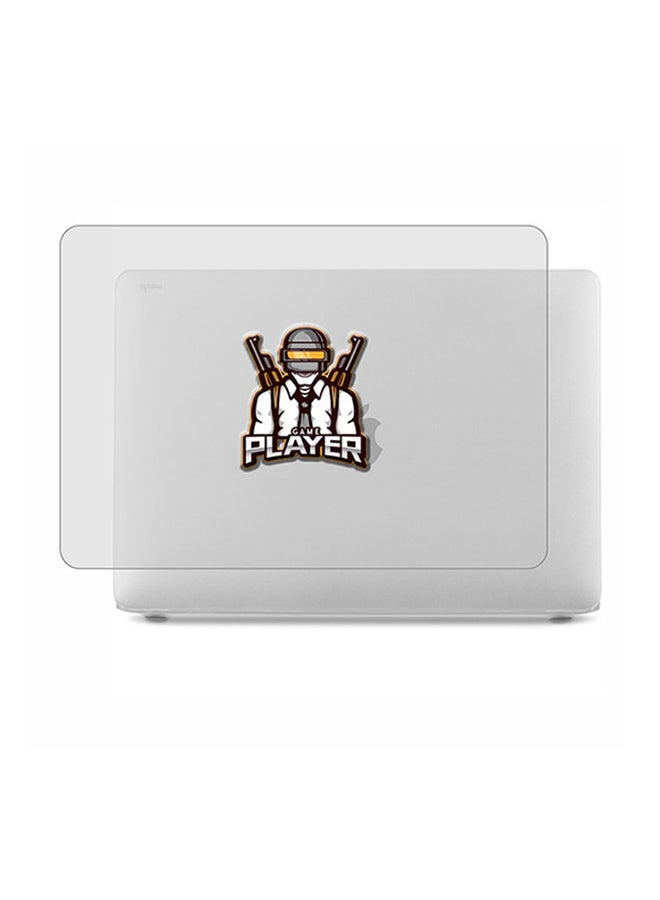 Theodor 2-Piece Printed Protective Hardshell Rubberized Case Cover For MacBook Air Silver - Image 1