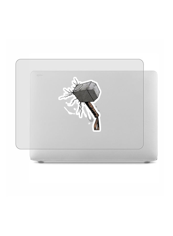 ثيودور غطاء حماية واق صلب مغلف بالمطاط مزين بطبعة لجهاز ماك بوك برو مكون من قطعتين - Image 1