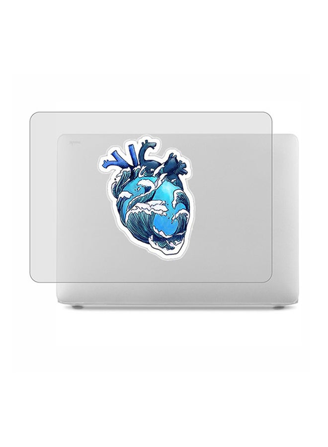 ثيودور غطاء حماية واق صلب مغلف بالمطاط مزين بطبعة لجهاز ماك بوك برو مكون من قطعتين - Image 1