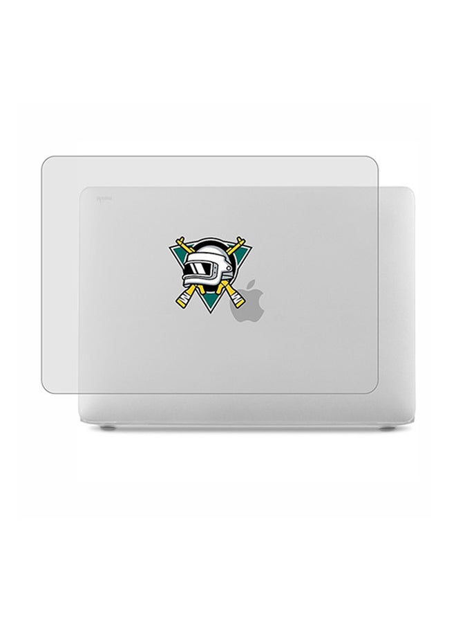 Theodor 2-Piece Printed Protective Hardshell Rubberized Case Cover For MacBook Pro Silver - Image 1