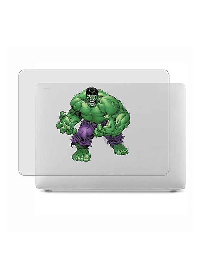 Theodor 2-Piece Printed Protective Hardshell Rubberized Case Cover For MacBook Pro Silver - Image 1