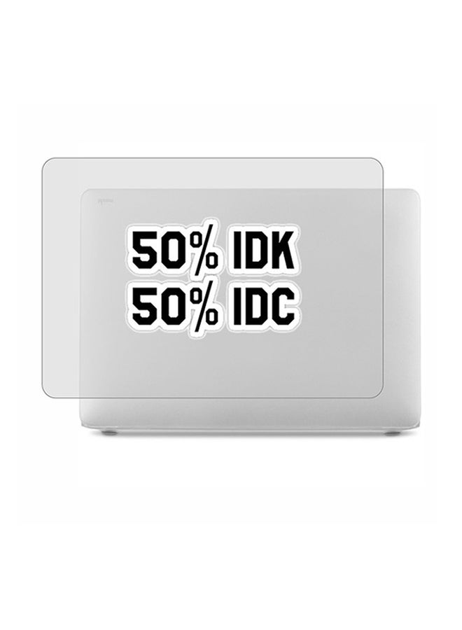 Theodor 2-Piece Printed Protective Hardshell Rubberized Case Cover For MacBook Pro Silver - Image 1