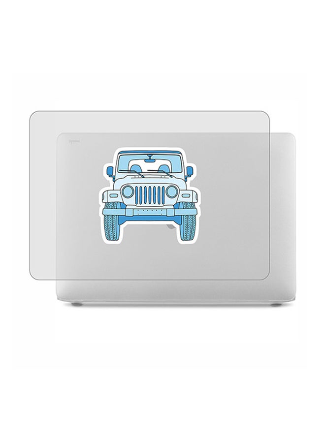 Theodor 2-Piece Printed Protective Hardshell Rubberized Case Cover For MacBook Pro Silver - Image 1