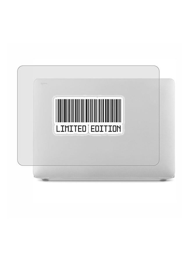 Theodor 2-Piece Printed Protective Hardshell Rubberized Case Cover For MacBook Pro Silver - Image 1