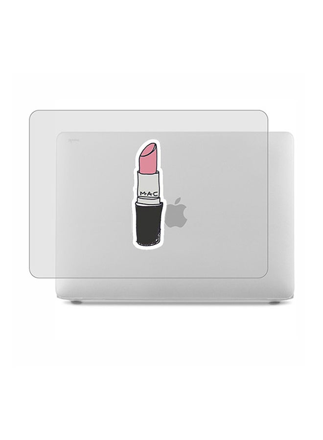 Theodor 2-Piece Printed Protective Hardshell Rubberized Case Cover For MacBook Pro Silver - Image 1