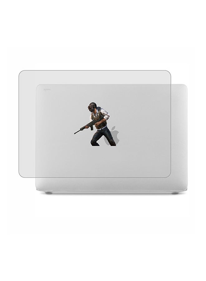 Theodor 2-Piece Printed Protective Hardshell Rubberized Case Cover For MacBook Pro Silver - Image 1