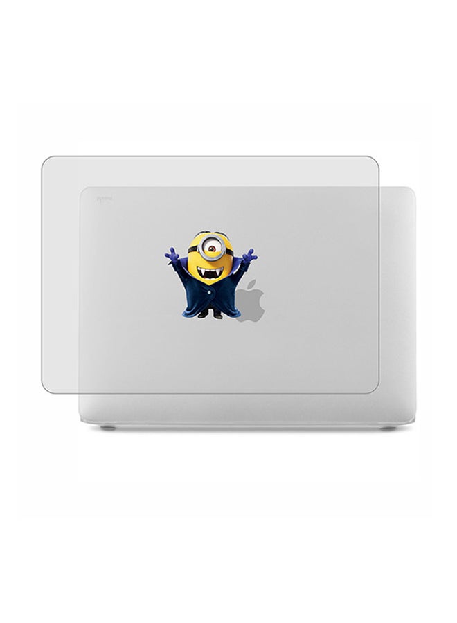 ثيودور غطاء حماية واق صلب مغلف بالمطاط مزين بطبعة لجهاز ماك بوك برو مكون من قطعتين - Image 1