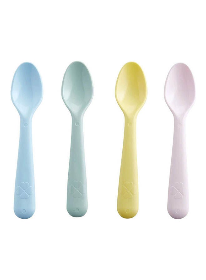 Generic Boutique Store Kalas Spoon, Kids Spoon,Children Feeding Spoon,Toddler Spoon,Microwave And Dishwasher Safe, Bpa Free Multicolour ‎17.3 x 7.1 x 3.5cm  - Image 1