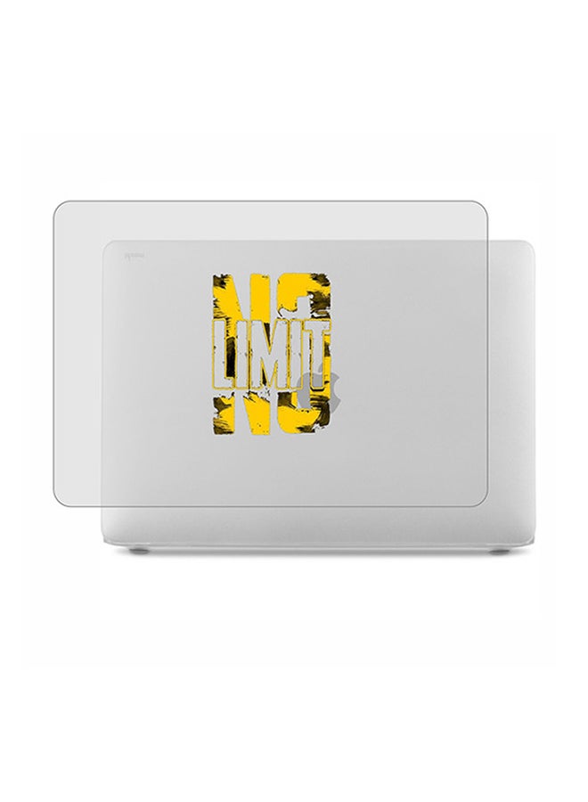 Theodor 2-Piece Printed Protective Hardshell Rubberized Case Cover For MacBook Pro Silver - Image 1