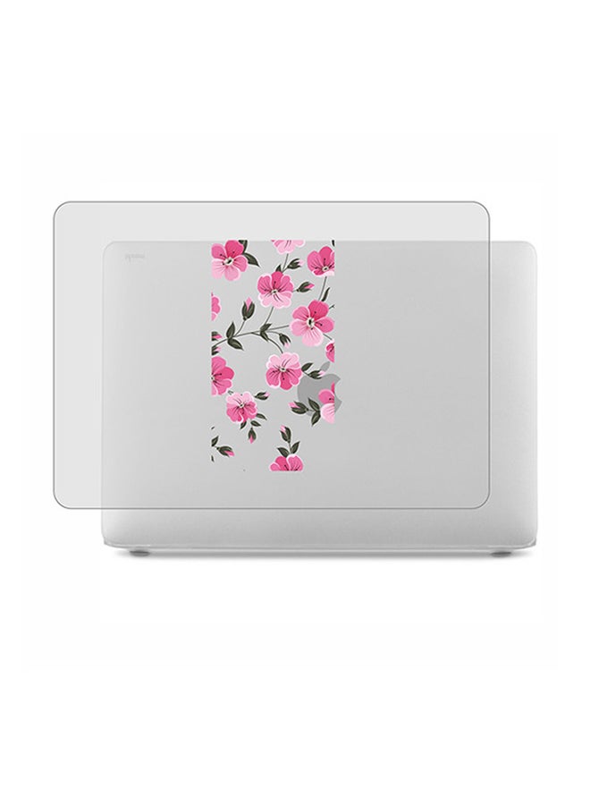 ثيودور غطاء حماية واق صلب مغلف بالمطاط مزين بطبعة لجهاز ماك بوك برو مكون من قطعتين - Image 1