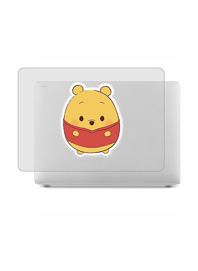 Theodor 2-Piece Printed Protective Hardshell Rubberized Case Cover For MacBook Pro Silver - Image 1