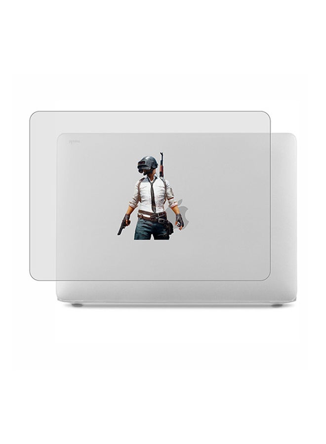 Theodor 2-Piece Printed Protective Hardshell Rubberized Case Cover For MacBook Pro Silver - Image 1