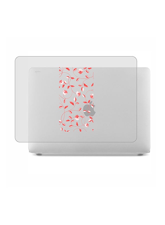 ثيودور غطاء حماية واق صلب مغلف بالمطاط مزين بطبعة لجهاز ماك بوك برو مكون من قطعتين - Image 1